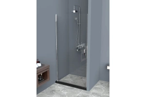 Душевая дверь BelBagno Uno 85х190 профиль хром стекло прозрачное - 2