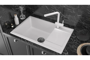 Мойка кухонная Paulmark Verlass 78 белый матовая - 3