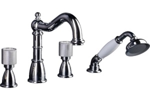 Смеситель Boheme Royal Cristal 396 на борт ванны