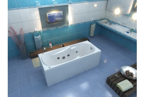 Акриловая ванна Bas Ибица стандарт 150 см на ножках - 3