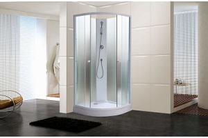 Душевая кабина Parly Effect 85х85 хром стекло матовое - 2