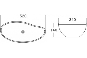 Раковина BelBagno BB1362 - 3