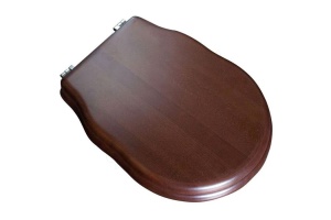 Крышка-сиденье для унитаза BelBagno Boheme BB115SCW-CRM soft close, орех, хром
