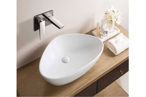 Раковина накладная Ceramalux N белый (7472B) - 2