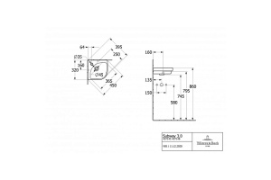 Подвесная раковина Villeroy & Boch Subway 3.0 32 белая - 2