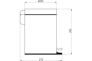 Мусорное ведро Rav Slezak Colorado хром - 2