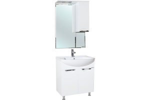 Тумба для комплекта Bellezza Альфа 65 белая - 2