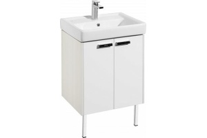 Комплект мебели Aquaton Йорк 60 белый-светлое дерево - 3