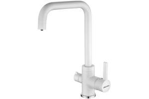 Смеситель Paulmark Logas для кухонной мойки, белый Lo213021-431TW