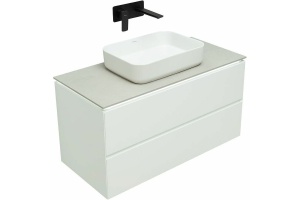 Тумба под раковину Allen Brau Infinity 100 белый матовый