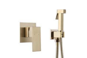 Гигиенический душ Abber Daheim золото, матовый (AF8225G)