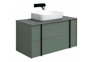 Тумба под раковину Allen Brau Reality 120 серо - зеленый матовый