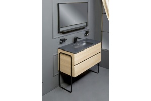 Тумба под раковину Armadi Art Vallessi 80 светлое дерево  - 3