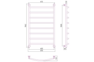Полотенцесушитель водяной ДР 