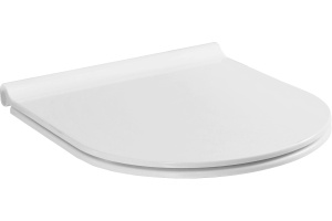 Унитаз подвесной Boheme Bianca с крышкой белый глянцевый - 3