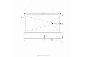 Поддон для душа RGW Stone Tray ST-0118W 110х80 - 2