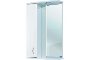 Зеркало-шкаф Bellezza Астра 55 L белый