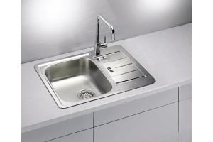 Мойка LINE 60 NAT-90  615X500 в компл. с сифоном 1064388, - 2