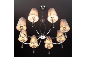 Подвесная люстра Eurosvet Valery 60079/8 хром - 2