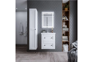 Тумба под раковину Бриклаер Хелена 60 белый (4627125416408) - 2