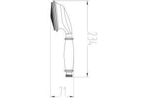 Душевая лейка Milacio MC.005.SL - 3