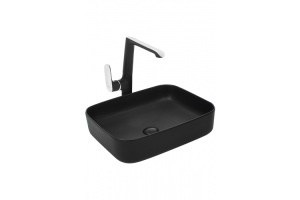 Раковина накладная Weltwasser WW Elbach 2195 MB 50 черный матовый (10000004538)