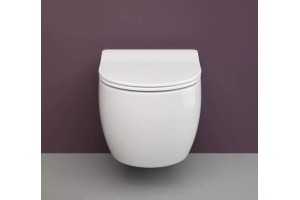 Комплект подвесного унитаза с инсталляцией Ceramica Nova Play с белой матовой кнопкой - 3