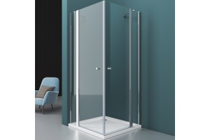 Душевой уголок BelBagno Etna 120х120 профиль хром стекло прозрачное