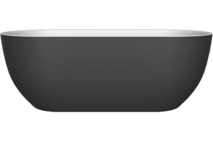 Акриловая ванна BelBagno 150х80 черный, матовый (BB70-1500-800-W/NM)