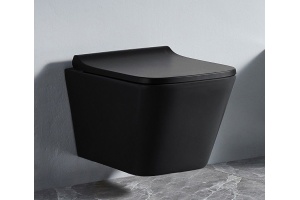 Унитаз подвесной Ceramalux черный, матовый (5171MB)
