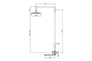 Душевая стойка Kaiser Cuatro 58182 - 2