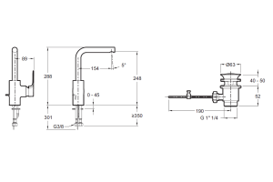 Смеситель для раковины Jacob Delafon  хром (E72357-CP) - 2