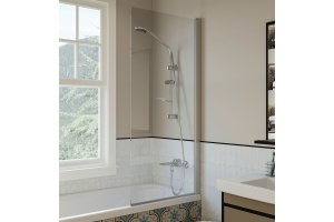 Шторка на ванну DIWO Коломна 4GW005 распашная, 60x150