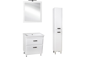 Мебель для ванной Style Line Лотос 70 Люкс Plus напольная, белая - 2