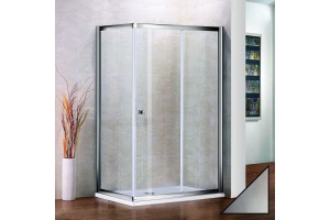 Душевой уголок Cezares Pratico AH1 100/80 P Cr