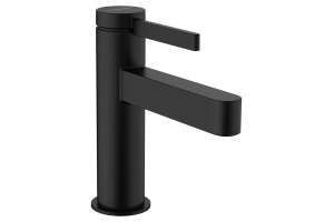 Смеситель для раковины Hansgrohe Finoris 110 с донным клапаном черный матовый