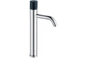 Смеситель для раковины высокий Boheme Stick хром черный