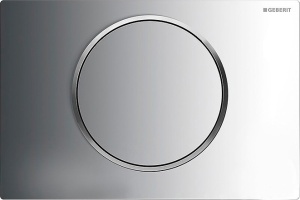 Кнопка смыва Geberit Sigma 10 115.758.SN.5 нержавеющая сталь