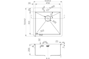 Мойка кухонная Zorg Inox R 5151 - 2