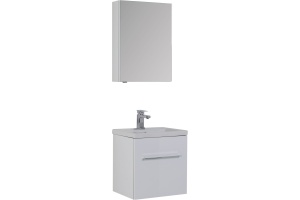 Зеркало-шкаф Aquanet Порто 50 белый - 2