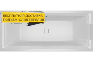Акриловая ванна Riho Still Square 170x75 подголовник справа