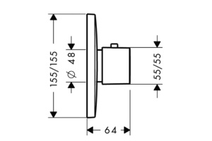 Смеситель для душа Hansgrohe PURA VIDA хром (15770400) - 2