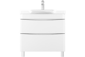 Тумба для комплекта AM.PM Like 80 напольная, белый глянец