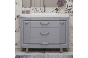 Тумба для комплекта Misty Терра 110 серая