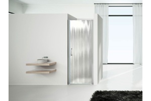 Душевая дверь в нишу Vincea Orta VPP-1O700CH-R 70 см, хром, стекло шиншилла, R - 2