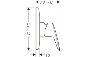 Смеситель Hansgrohe Logis 71606000 для душа - 2
