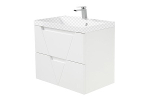 Тумба под раковину BelBagno Vittoria 80 белый матовый