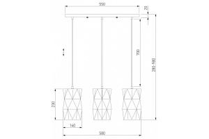 Подвесной светильник Eurosvet Reprise 50145/3 черный - 3