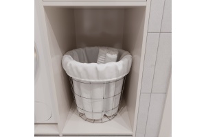 Корзина для белья DIWO Смоленск П16067 хром - 3