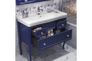 Тумба под раковину Opadiris Валери 105 синяя - 2